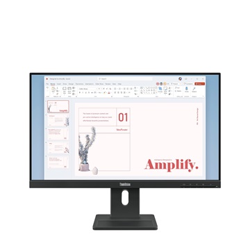 Lenovo 23,8" ThinkVision E24-40monitor - 64BAMAT1EU - Raven Black