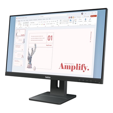 Lenovo 23,8" ThinkVision E24-40monitor - Raven Black (dobozsérült)