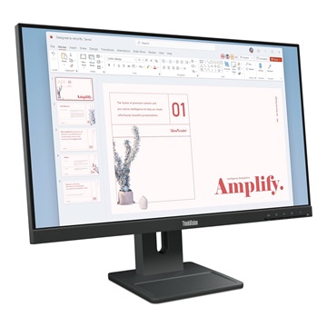 Lenovo 23,8" ThinkVision E24-40monitor - Raven Black (dobozsérült)