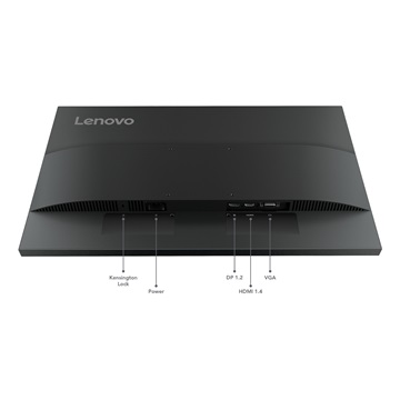 Lenovo 23,8" ThinkVision E24-40monitor - Raven Black (dobozsérült)