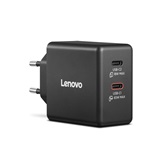 Lenovo Dual USB-C 65W GaN Charger - Black