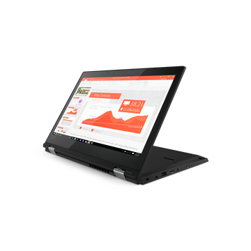 Lenovo ThinkPad L380 Yoga 20M7001GHV - Windows® 10 Professional - Fekete