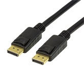 Logilink DisplayPort kábel, DP/M-DP/M, 8K/60 Hz, fekete, 3 m
