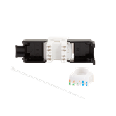 LogiLink Keystone Jack Cat.6A UTP AWG 22-26, szerszám nélküli, 16,6 mm szélesség