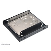 Akasa - 3,5" - beépítő keret - AK-HDA-03-KT02 - 2.5" HDD/SSD-hez - Fekete - Duo pack