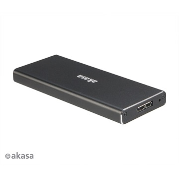 Akasa - külső ház - m.2. SATA SSD > USB3.1 - AK-ENU3M2-BK