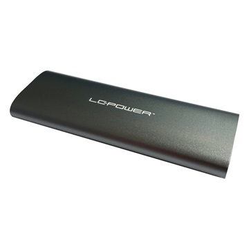 LC Power Külső ház - USB 3.2 Type-C - NVMe vagy SATA M.2 - LC-M2-C-MULTI-2