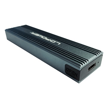 LC Power Külső ház - USB 3.2 Type-C - NVMe vagy SATA M.2 SSD - LC-M2-C-MULTI-3