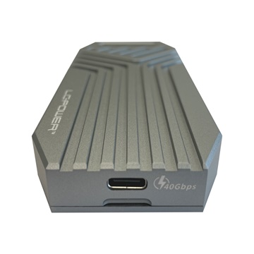 LC Power Külső ház - USB 4 3x2 Type C - M.2 NVMe SSD - LC-M2-C-USB4