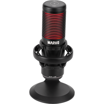 MARVO Blast 60 vezetékes mikrofon - fekete