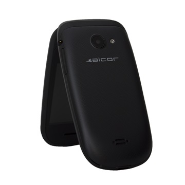 MOBIL Alcor Handy Black - Flip Phone - Bontott, doboz sérült