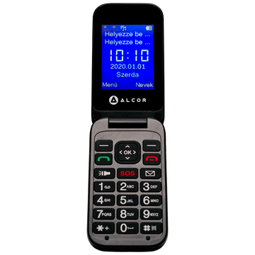 Alcor Handy D Black - Flip Phone