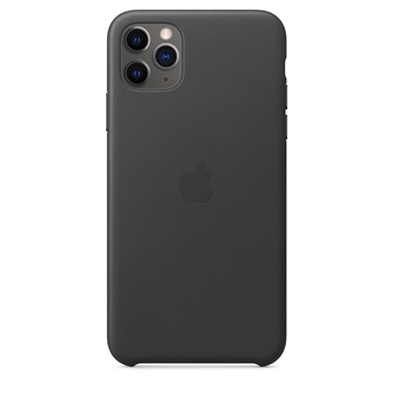 Apple iPhone 11 Pro Max bőrtok - Fekete