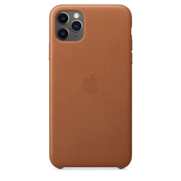 Apple iPhone 11 Pro Max bőrtok - Vörösesbarna