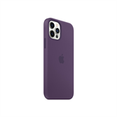 Apple iPhone 12 / 12 Pro MagSafe-rögzítésű szilikon tok - Ametiszt