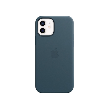 Apple iPhone 12/12 Pro Magsafe rögzítésű bőrtok - Balti kék