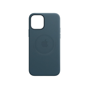 Apple iPhone 12/12 Pro Magsafe rögzítésű bőrtok - Balti kék