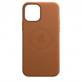 Apple iPhone 12 Pro Magsafe rögzítésű bőrtok - Barna