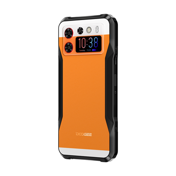 DOOGEE V20S - 6.43" AMOLED, Octa Core (12+256GB) Mobiltelefon - Fekete/narancssárga