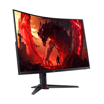 ACER 32" Nitro XZ323QUP1BMIIPRX ZeroFrame WQHD 180Hz VA fekete ívelt monitor