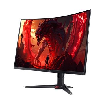 ACER 32" Nitro XZ323QUP1BMIIPRX ZeroFrame WQHD 180Hz VA fekete ívelt monitor