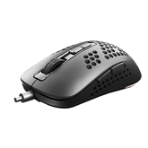 AVAX LW01 PAW3327 RGB gamer egér, fekete