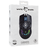 White Shark GM-5018B CARADOC-B vezeték nélküli gamer egér - fekete