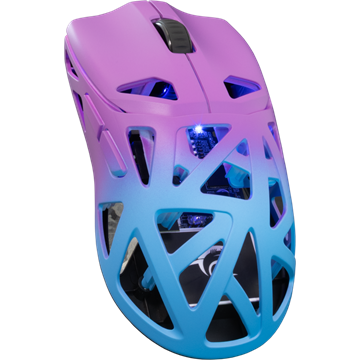 White Shark GM-5019BLP DAGONET Vezeték nélküli gamer egér - Kék/Lila