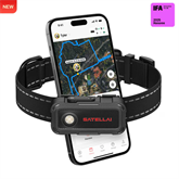 SATELLAI Go GPS kutyanyakörv, M méret - Fekete - TG1-EU-BK-M