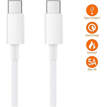 Xiaomi Mi USB-A to USB Type-C kábel 1,5 m, fehér - SJV4108GL