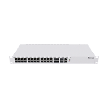 MikroTik CRS326-4C+20G+2Q+R rackbe szerelhető switch