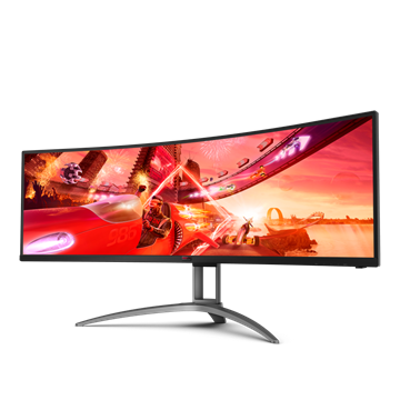 AOC 48.8"AGON AG493QCX - Ívelt Gamer monitor -  VA WLED