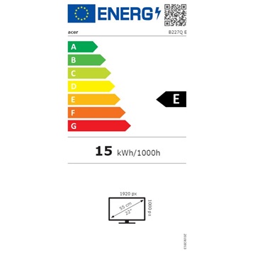 Acer 21,5" Vero B227QE3bmiprxv ZeroFrame FreeSync - IPS LED - PIVOT