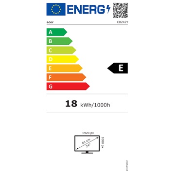 Acer 23,8" CB242YD3bmiprcx - IPS - 100 Hz |3 év garancia|