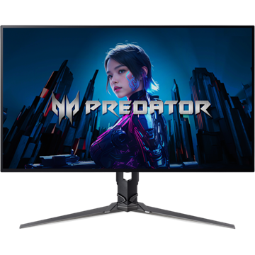 ACER 31,5" Predator X32X3bmiiphuzx ZeroFrame 4K UHD 240Hz OLED fekete monitor