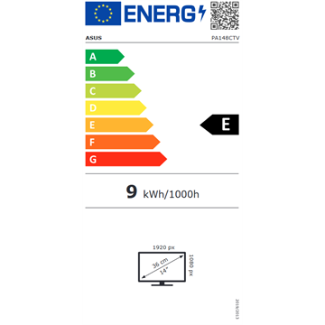 ASUS 14" ProArt PA148CTV FHD 60Hz IPS szürke monitor