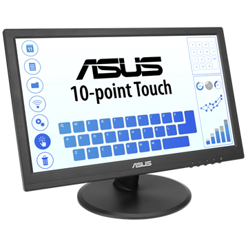 ASUS 15,6" VT169HE FHD 60Hz IPS fekete monitor