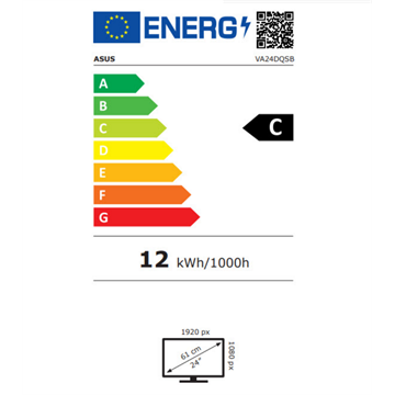 Asus 23,8" VA24DQSB monitor - LED IPS - PIVOT