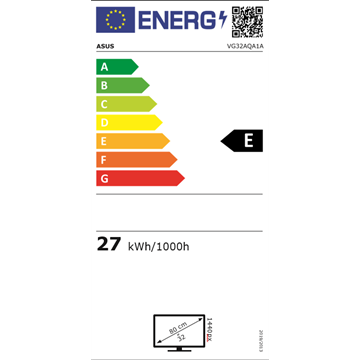 Asus 31,5" TUF Gaming VG32AQA1A monitor - VA LED