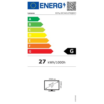 Lenovo 27" ThinkVision E27Q-20 - IPS WLED