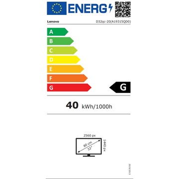 Lenovo 31,5" D32qc-20 - VA