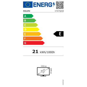 Philips 27" 273V7QDSB/00 - IPS LED - Bontott termék
