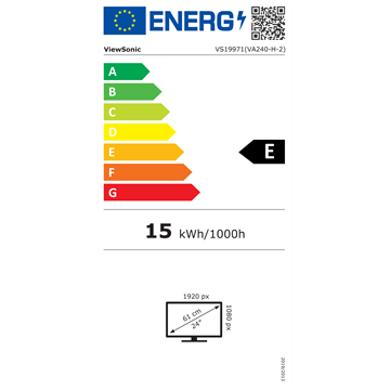 ViewSonic 23.8" VA240-H-2 1920x1080 75Hz - IPS