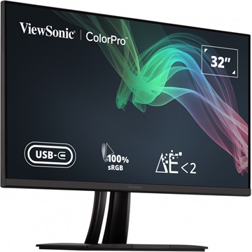 ViewSonic 32" VP3256-4K 3840x2160 USB-C 60Hz - Pivot - IPS