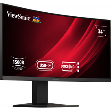 ViewSonic 34" VG3419C 3440x1440 USB-C 120Hz FreeSync Premium - 1500R - VA