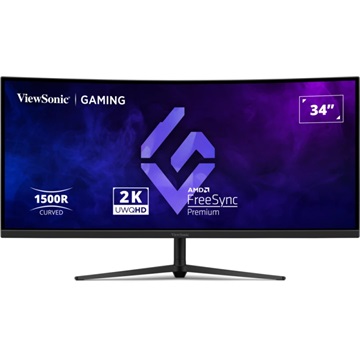ViewSonic 34" VX3418C-2K FreeSync Premium, UWQHD - 1500R - VA - 180Hz