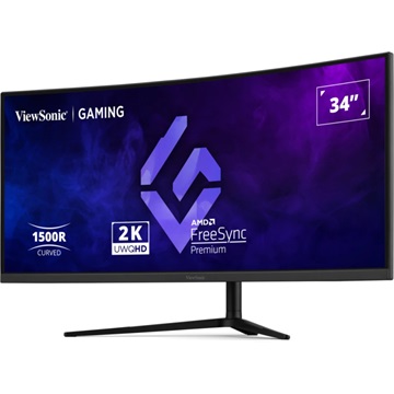 ViewSonic 34" VX3418C-2K FreeSync Premium, UWQHD - 1500R - VA - 180Hz