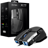 EVGA X17 Gaming egér - RGB - Szürke