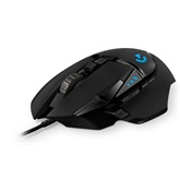 Logitech G502 Hero Gamer egér - Fekete