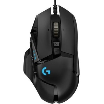 Logitech G502 Hero Gamer egér - Fekete